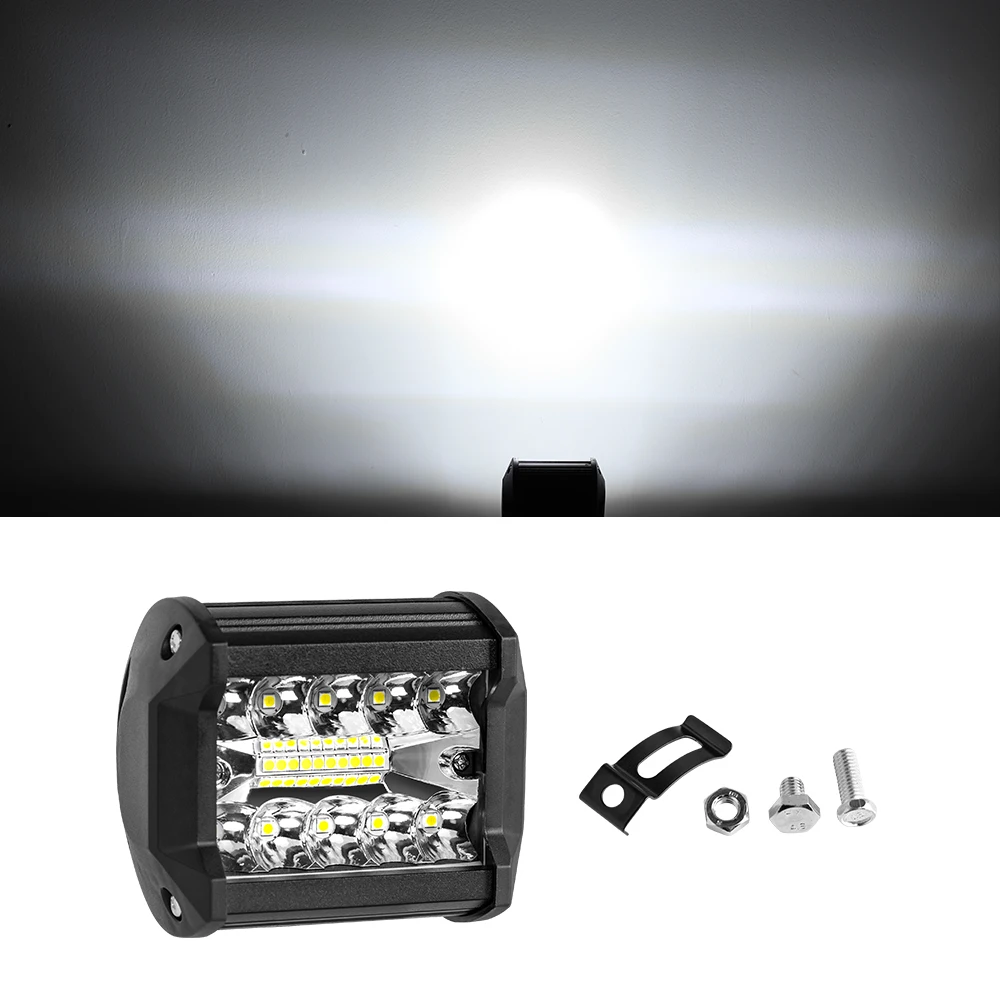 Car LED Light Bar Offroad 4x4 Spotlights Fog Lamp 12V 24V Diode Headlight Truck Farm Tractor Boat SUV ATV Light Bar/work Light