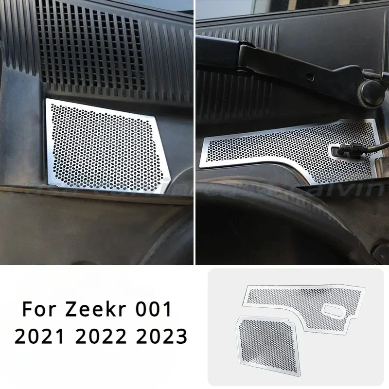 

2pcs For Zeekr 001 Retrofit Front Cover Dust Cover Air Conditioner Intake Vent Protection Cover Filter Element 2021 2022 2023