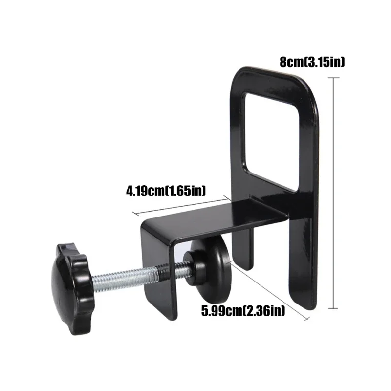 NoDrill Mattress Slide Stopper Clamp for Bed Frame, Metal Retainer Bracket with Hand Tightening Screw for Guest Room and 601A