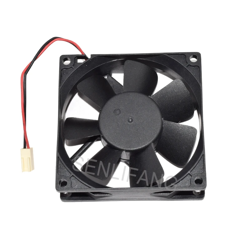 2pcs novo para ADDA AD0812XB-A71GL 8CM 8025 DC12V 0,55A Ventilador de resfriamento quadrado de dois pinos