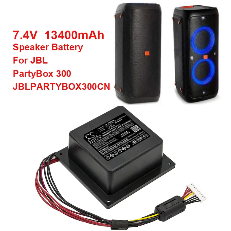 

Cameron Sino 13400mAh Battery For JBL PartyBox 300 JBLPARTYBOX300CN 2INR19/66/4 GSP-ICR2S4P-PB350A SUN-INTE-125