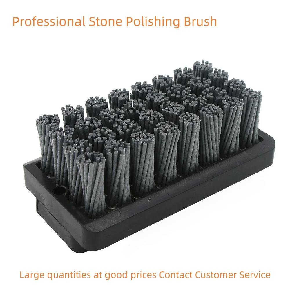 Professional Stone Polishing Brush - 140mm Granite Antique Brush with Silicon Carbide