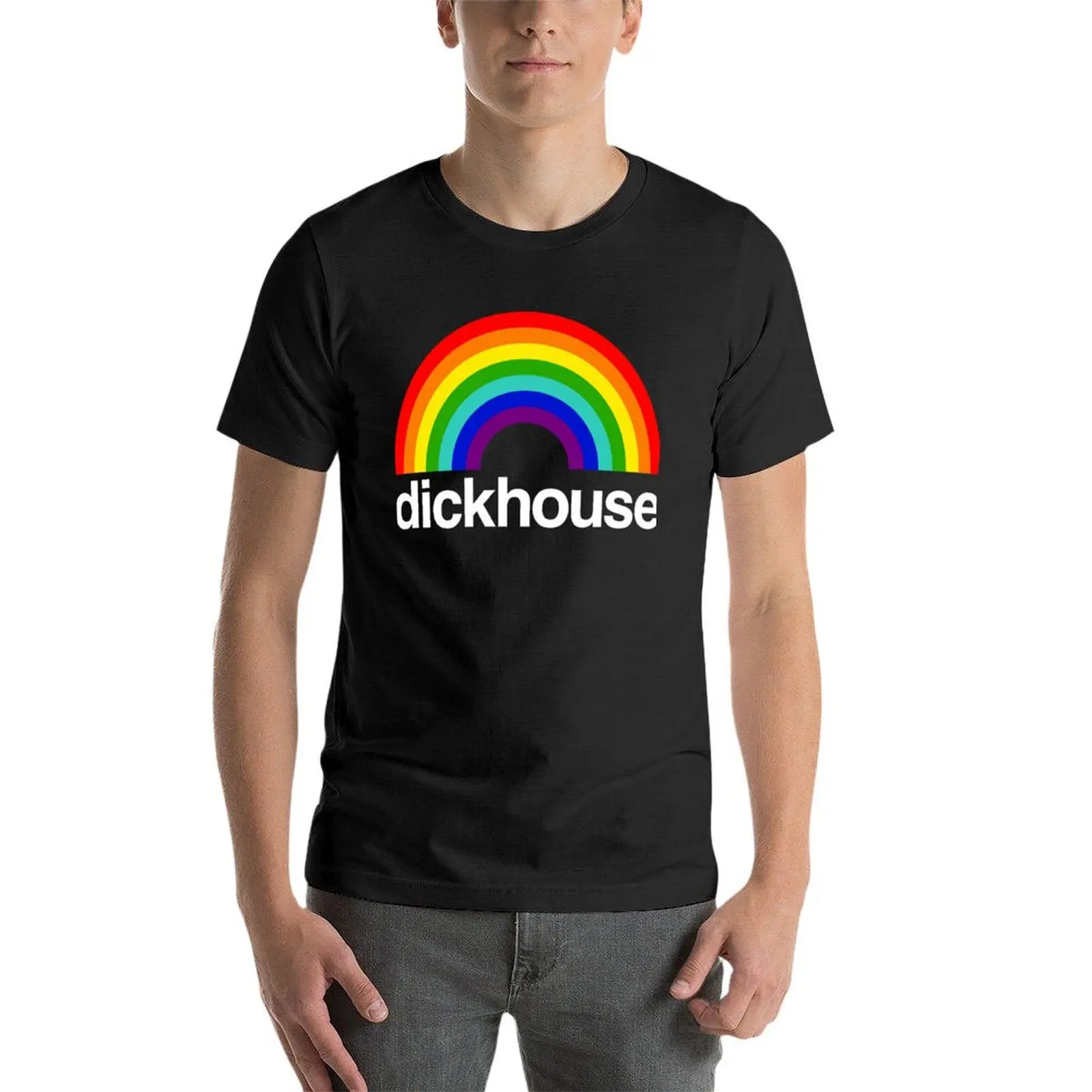 Футболка Dickhouse, милая одежда, мужская футболка с рисунком