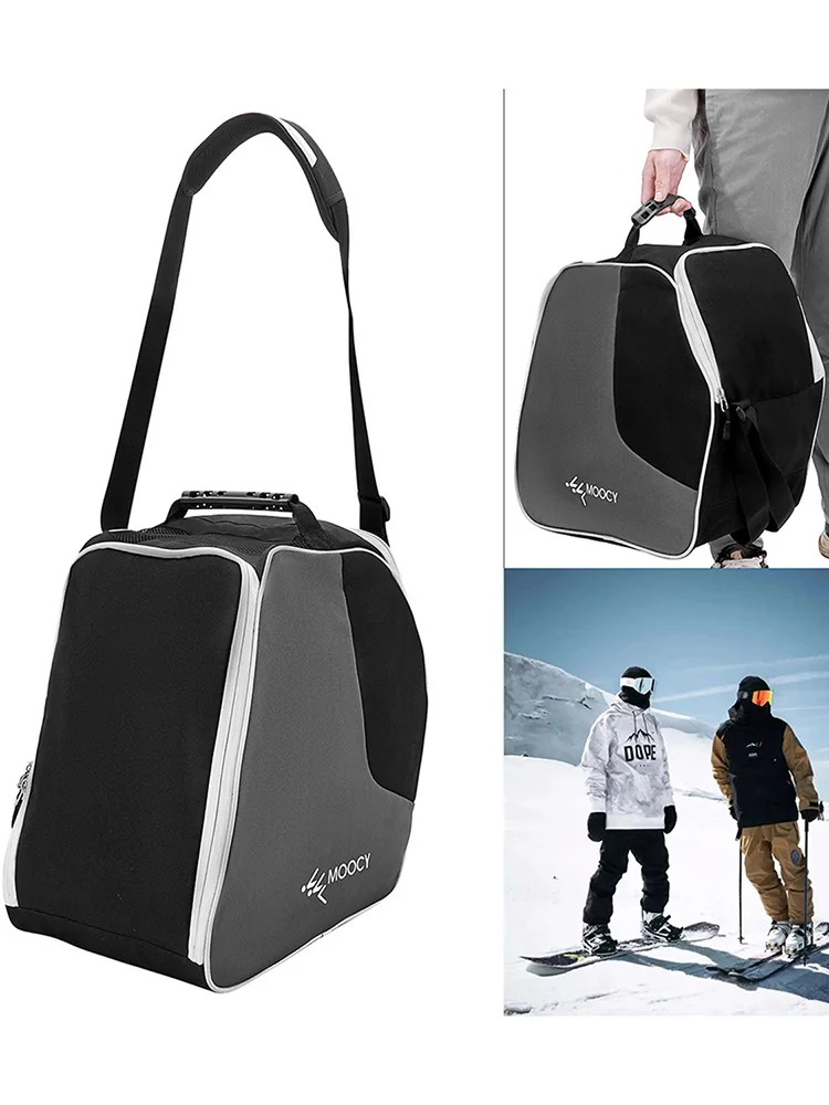 Portable Outdoor Winter Ski Equipment Storage Bag Adjustable Skating Shoes Storage Bag Waterproof Unisex for Ski Helmet Clothing