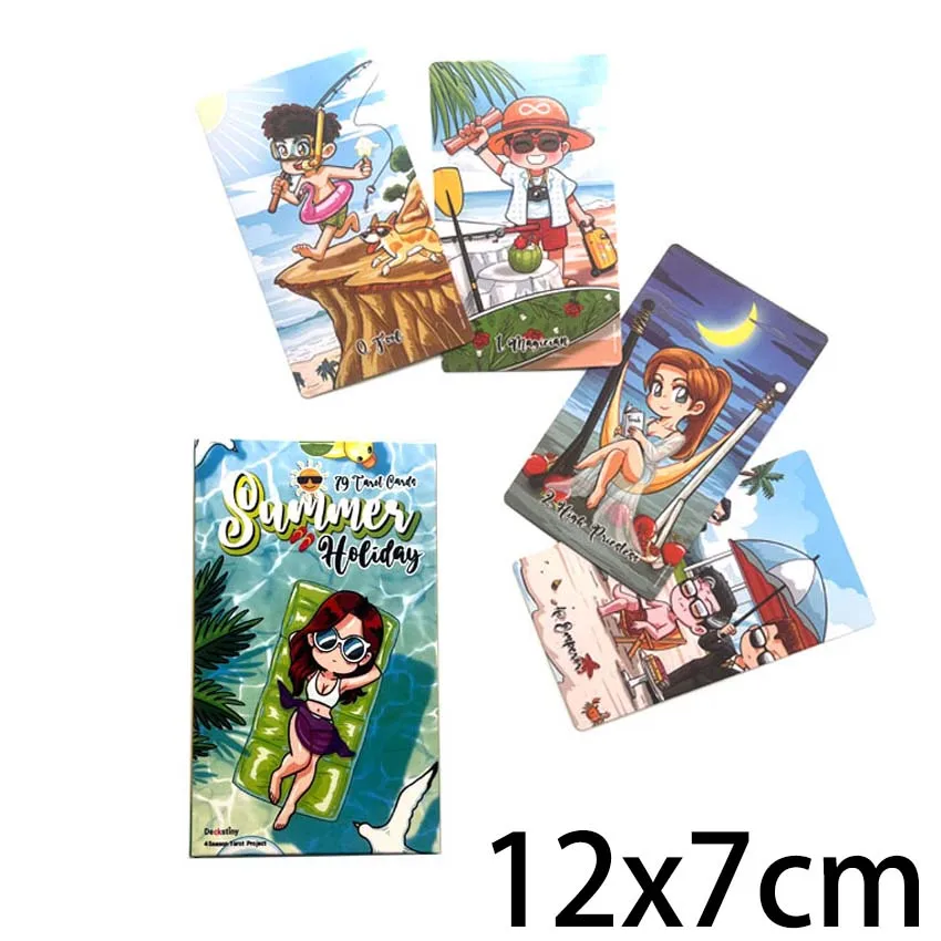 12x7 Summer Holiday Tarot Card Games