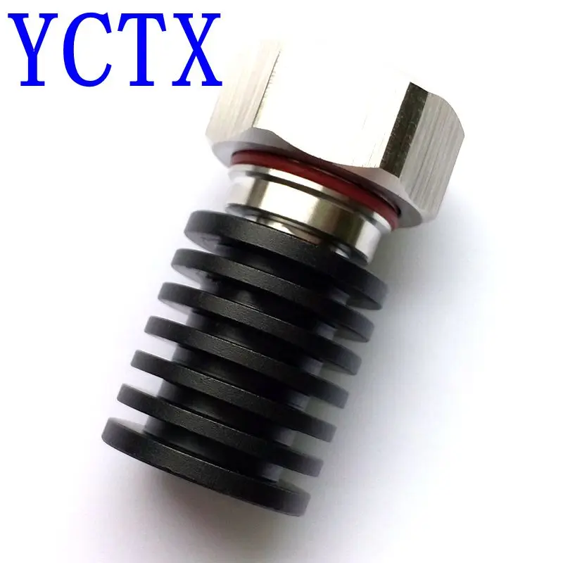 10W DIN Male Plug Connector RF Coaxial Termination Dummy Load 3GHz/4GHz/6GHz 50ohm Nickel Plated RF Accessories