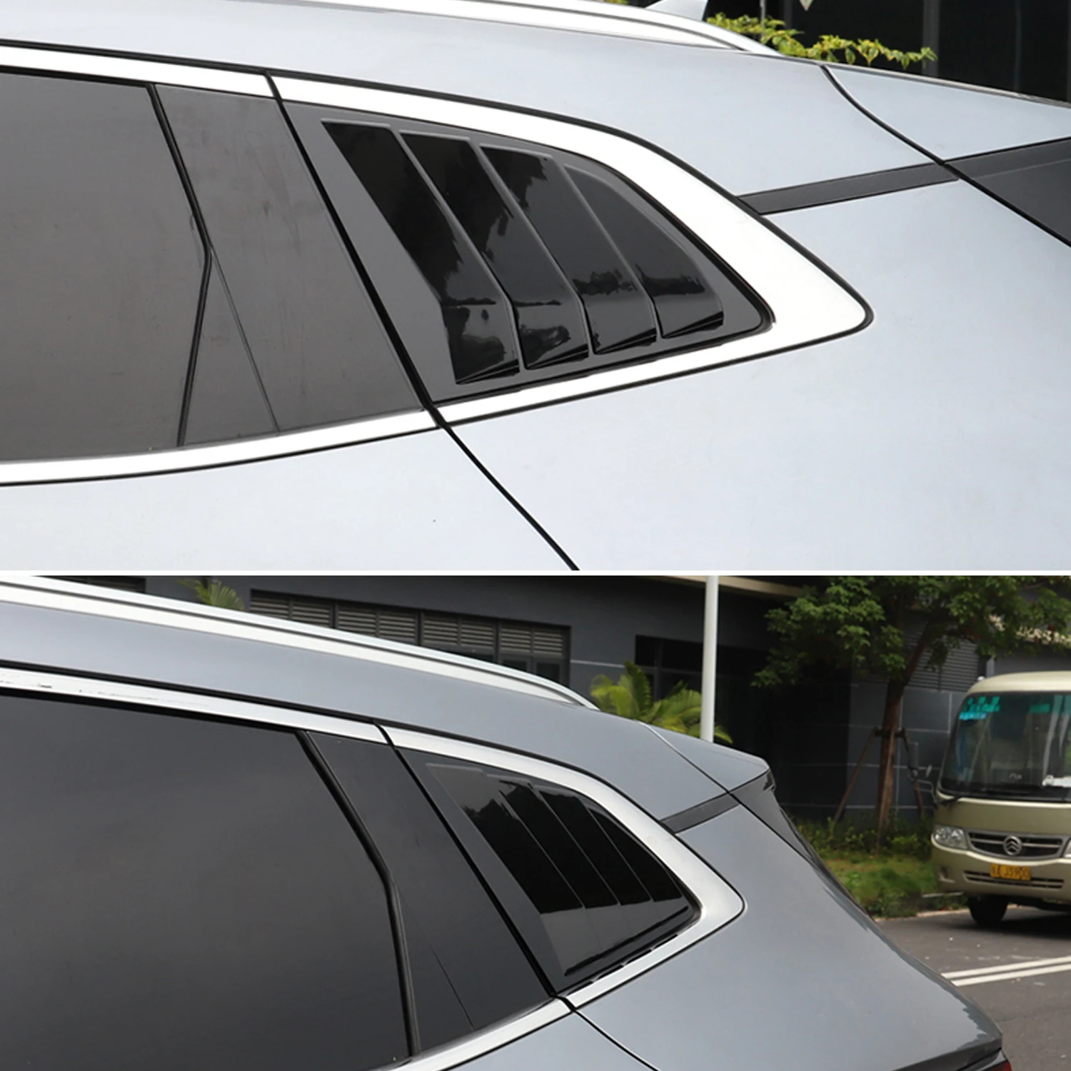 for BYD Song PLUS DM-i EV / Seal U / Sealion 6 2021-2025 Car Rear Window Louvers Decoration