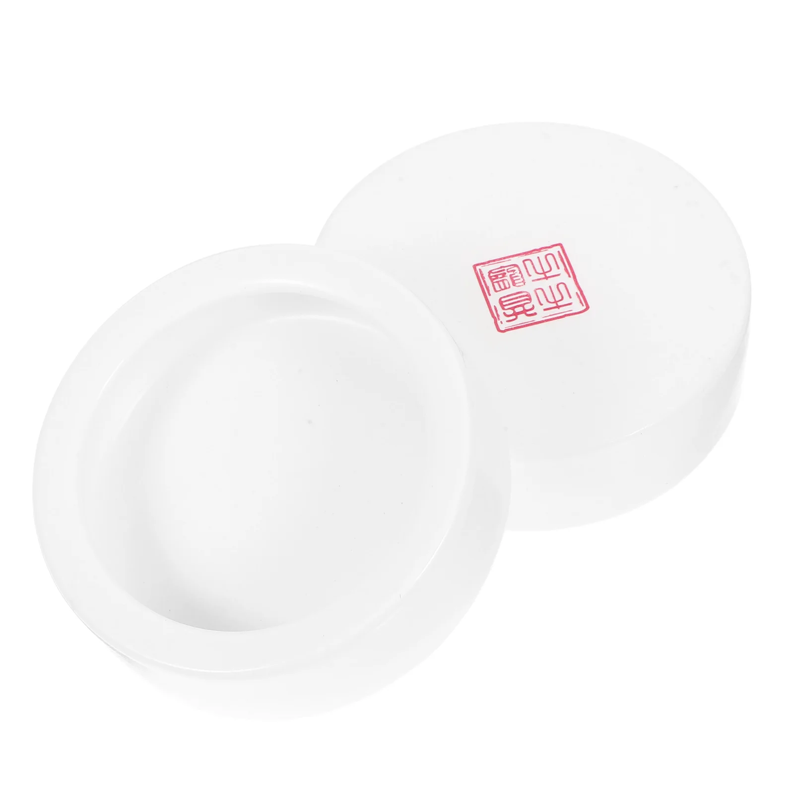 

2Pcs Thicken Ceramic Reptile Feeding Bowls Stable Flat Base Anti-Escape Lizard Food Water Dish Small Feeder Medium White