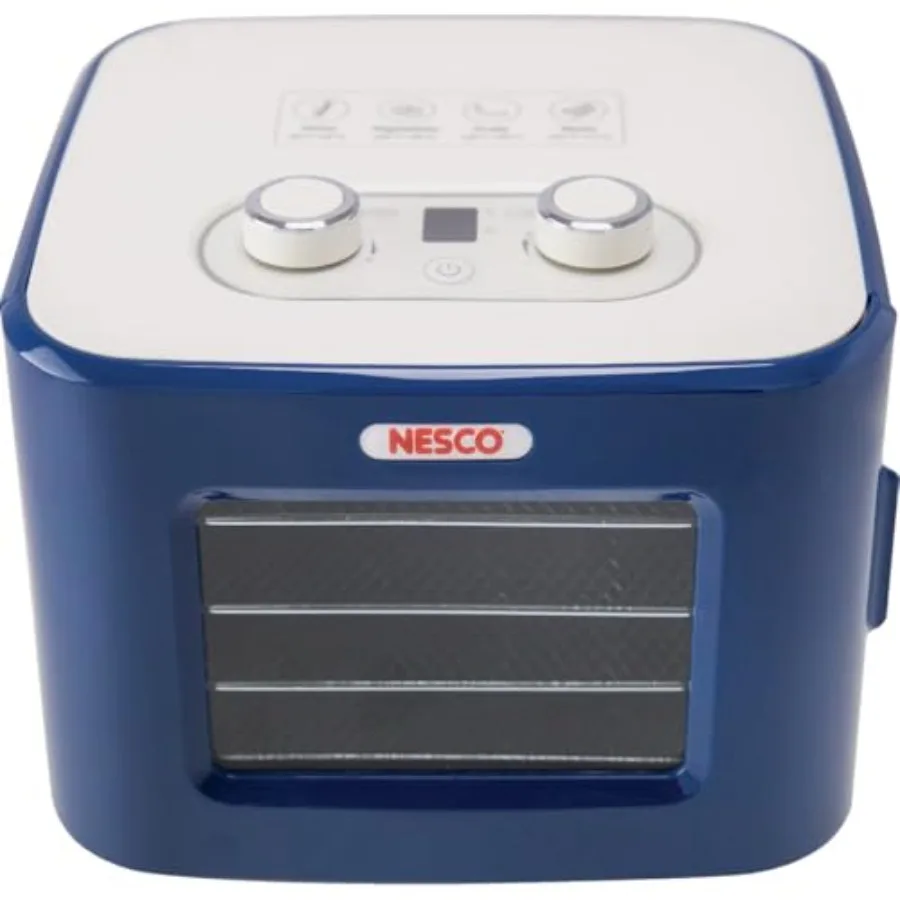 

FD-41B Snackmaster Jr Food Dehydrator for Beef Jerky Fruit Herbs and Snacks 4 Trays Blue