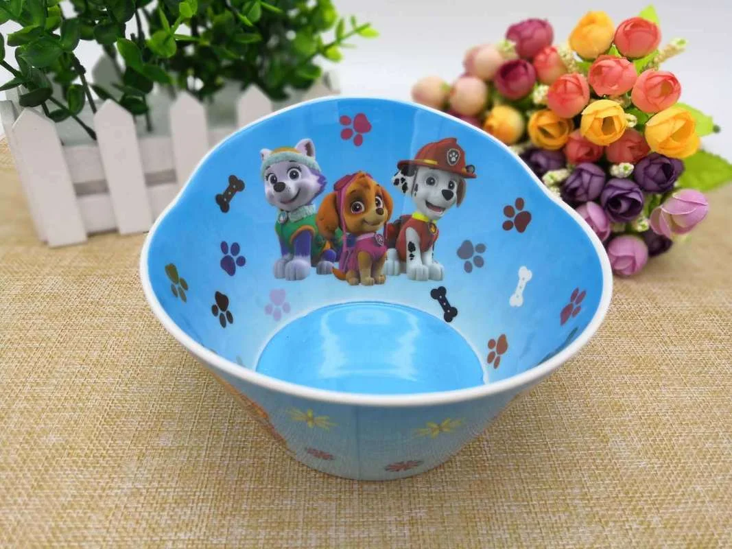 PAW Patrol Children\'s Dinnerware Set Knife Fork Spoon Anime Action Figure Chase Skye Dishwasher Safe Cutlery Box Water Cups Gift