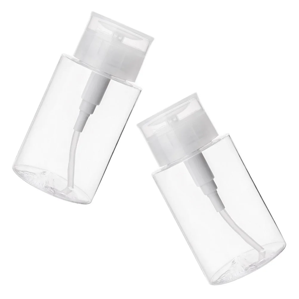 

2 Pcs Press The Bottle Toiletries Packaging Cleansing Water Bottles Holder Dispenser Packing Travel Portable Pet Makeup Sub