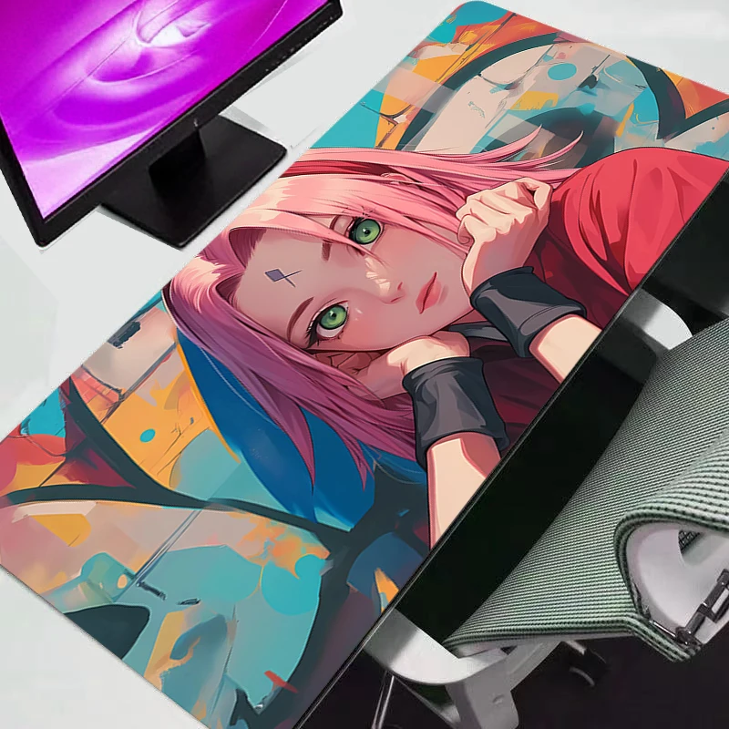 

Mouse Pad Naruto Game 900x400 Rubber Mini Pc Keyboard Laptop Computer Speed Desk Mat Gaming Acessories Mousepad max xxl