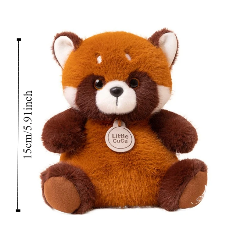 سطح المكتب الديكور أرنب أفخم الراكون دمية الكلب لطيف الباندا ألعاب من نسيج مخملي البطريق لينة القط الأسود أفخم دمية الاطفال هدايا العيد #6