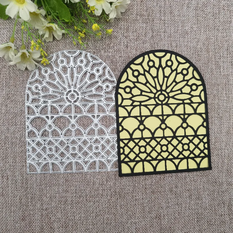 Style Window lace flowers Frame Metal Cutting Dies Stencils For DIY Scrapbooking Decorative Embossing Handcraft Templat