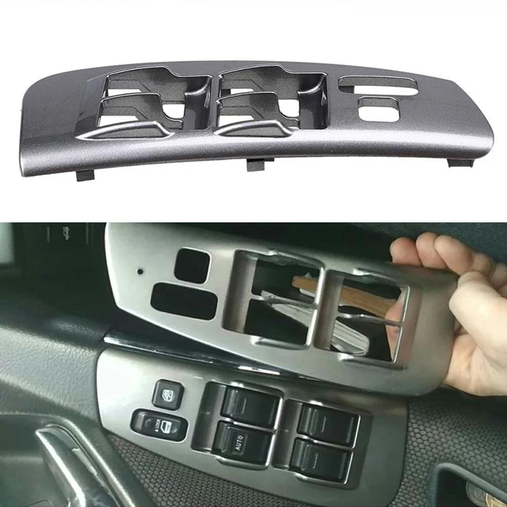 1*Car Left Front Door Panel Window Switch Bezel For Toyota- Pontiac- Vibe- 03-08 Power Master Glass Lift Button Cover Trim Frame