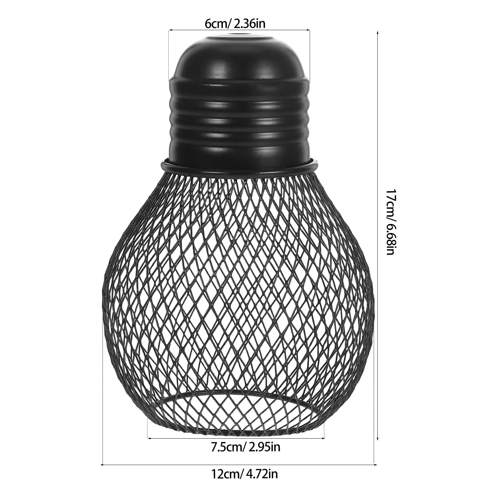 Vintage Black Iron Pendant Light Shade Hollow Out Lampshade Ceiling Wall Lamp Shade Replacement Metal Lampshade Country Style