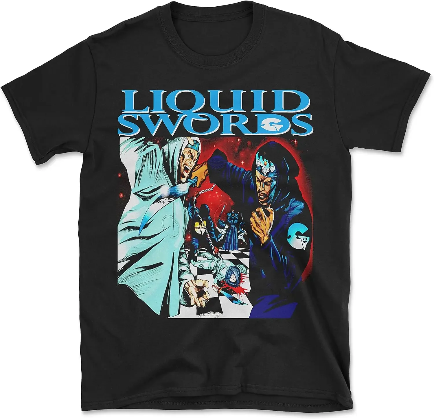 

Liquid Swords Album Hip Hop T Shirt Inspired by Genius GZA