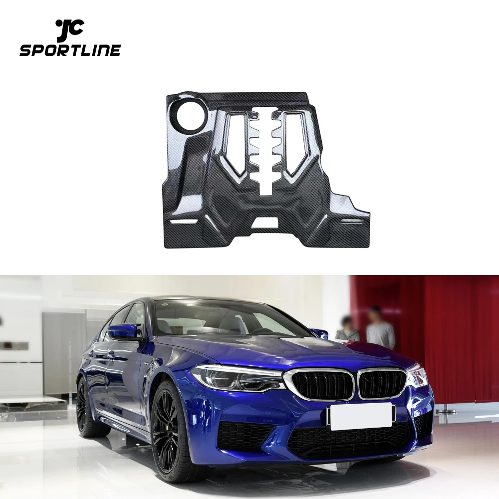 Carbon Fiber F90 M5 Car Engine Motor Cover For BMW M5 V8 GAS Turbocharged 2018 2019 2020