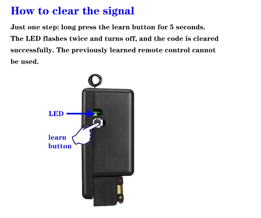 220V 30A relay receiver 433 Mhz high-power wireless switch Led light door garage door remote opening and closing wireless remote