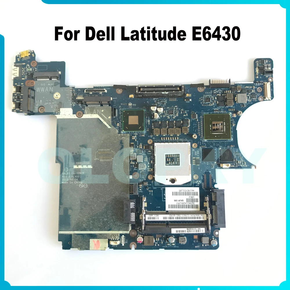 

CN-02V2HC Laptop Motherboard For Dell Latitude E6430 Mainboard QAL81 LA-7782P with GPU SLJ8A 100% Tested