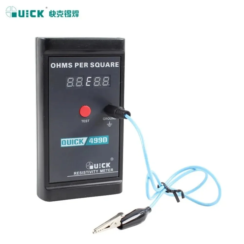 Quick 499D surface resistance test instrument ground impedance anti-static tester handheld instrument