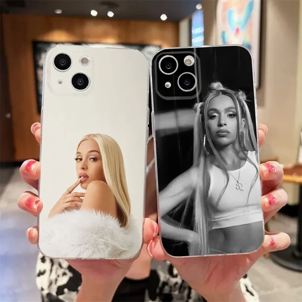 

Singer B- Bad G-Gyal LA JOIA Phone Case For iPhone 11,12,Mini,13,14,15,Pro,XS,Max,X 8,7,6s,Plus,5,SE,XR Transparent Shell