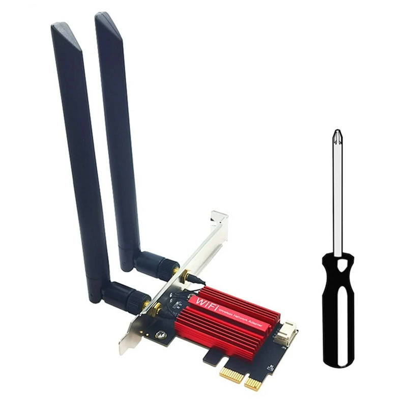 

Беспроводной сетевой адаптер Wi-Fi 7 BE200 Pro Pcie BT5.4, трехдиапазонный 2,4G/5G/6Ghz, беспроводная Wi-Fi-карта BE200 для Win11 Linux
