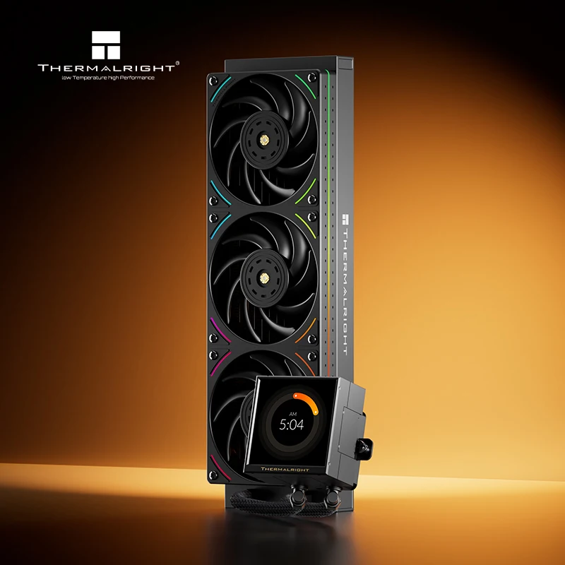 2025 New Arrival Thermalright PEERLESS VISION 360 UB ARGB BLACK Radiator 69CFM for Computer Case