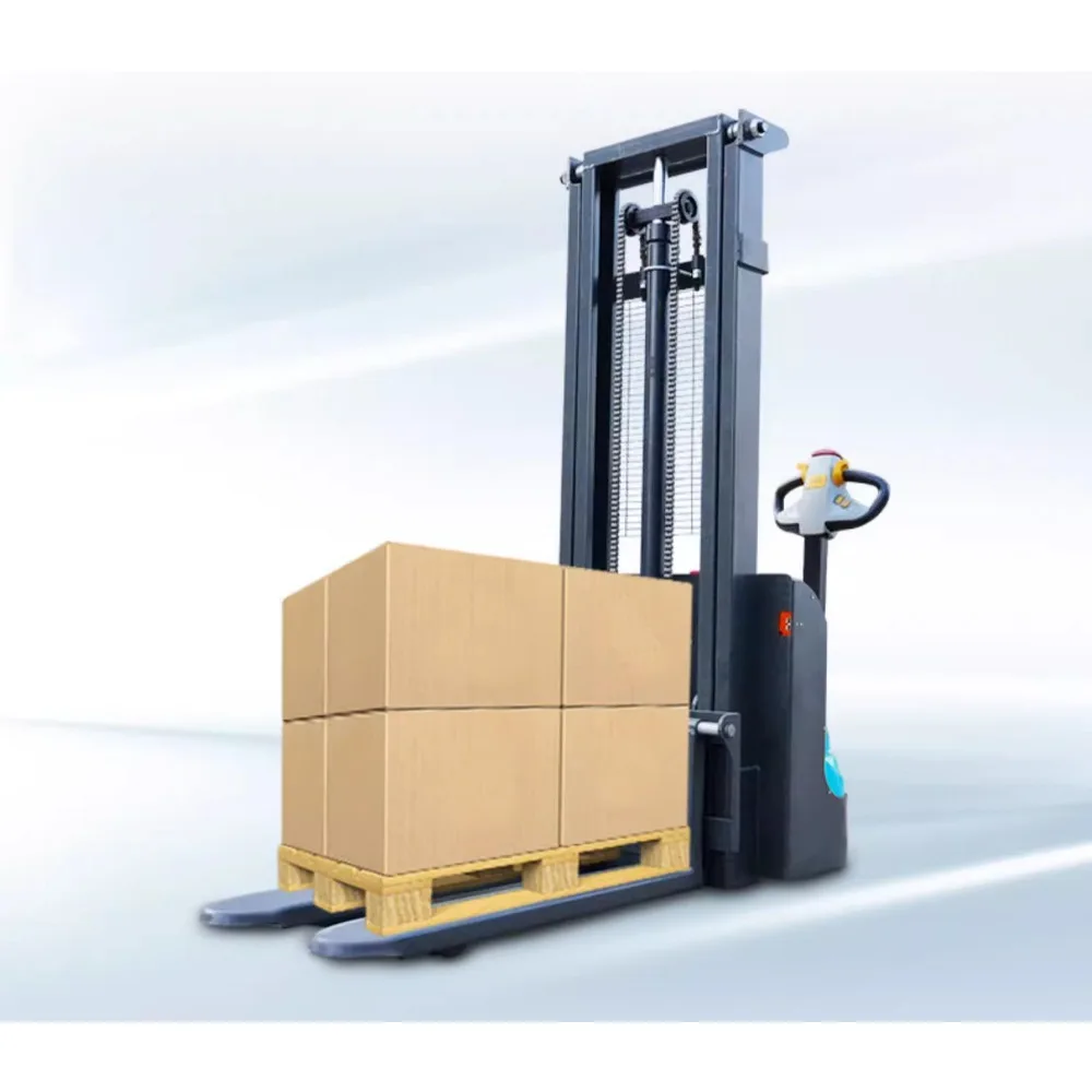 Fully electric stacker forklift hydraulic loading and unloading lift