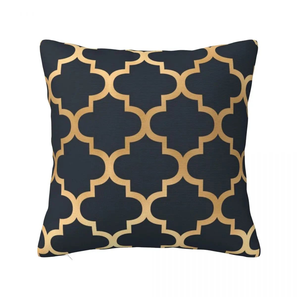 

Moroccan - Navy & Gold Throw Pillow Pillow Cases Cusions Cover luxury home accessories Decorative Cushions