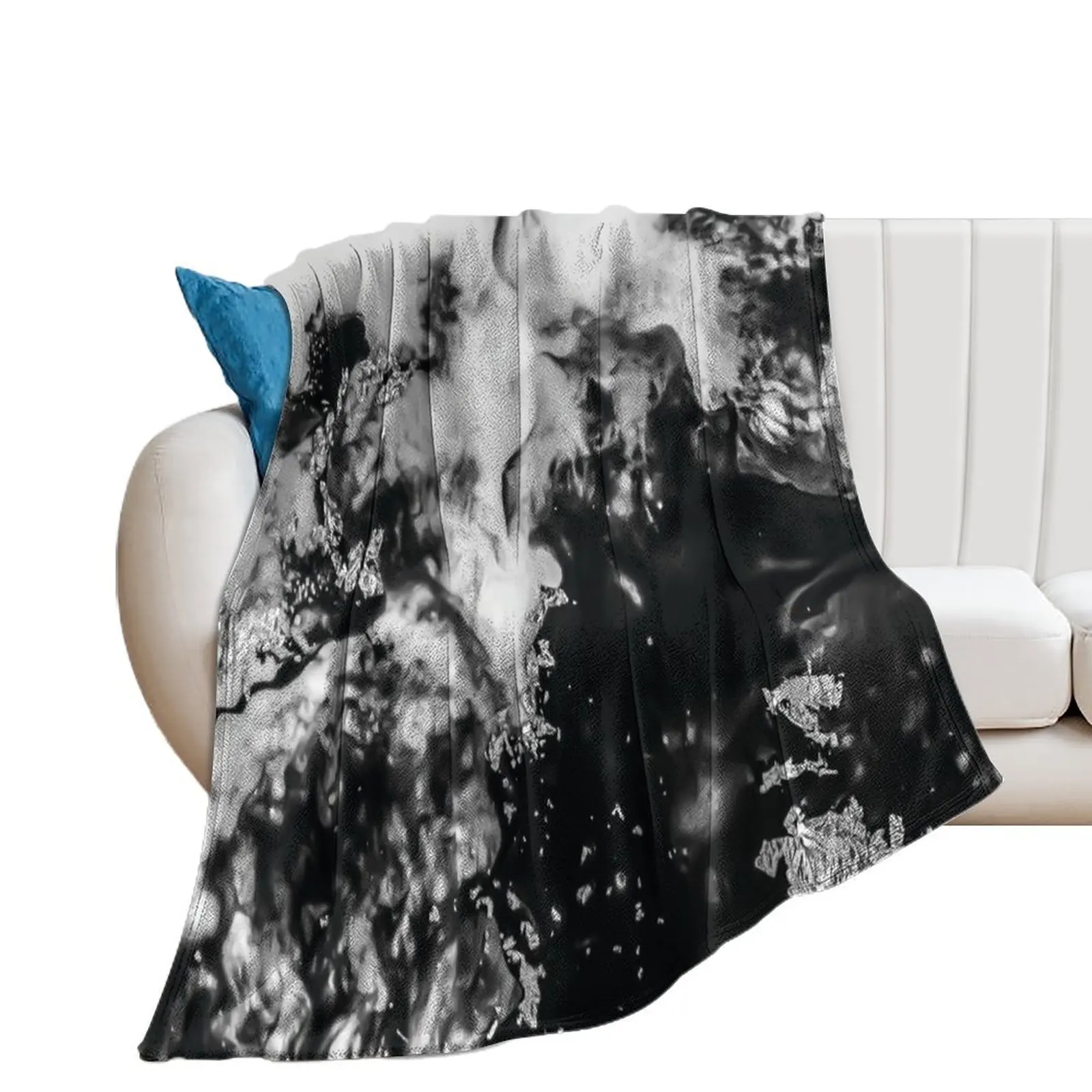 

Black and White Throw Blanket Bed linens Beautifuls warm winter Blankets For Sofas Blankets