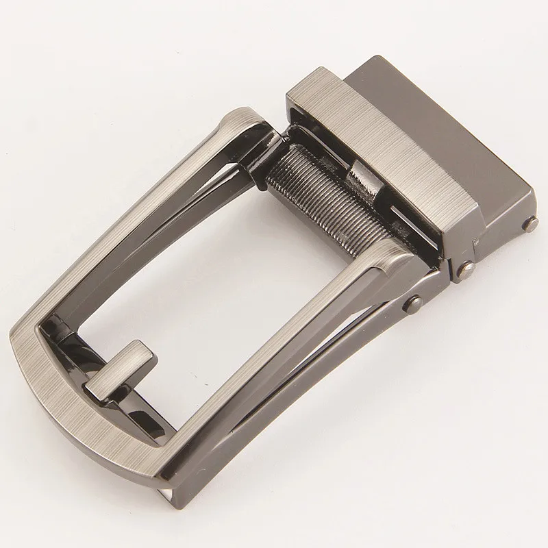 Neuer Herren-Ledergürtel mit Automatikschnalle, 3,5 cm, Authentischer Gürtel für Männer, Trendgürtel, Ceinture, Modischer Designer-Jeansgürtel – Detail 5