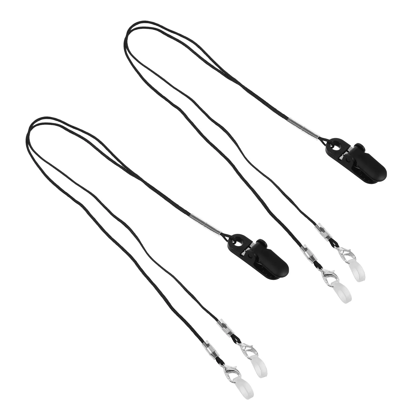 2 set Hearing Aid Lanyard Holder Silicone Anti-Loss Clip For Hearing Amplifier Secure Tether Audiophones Protective Strap - view 5
