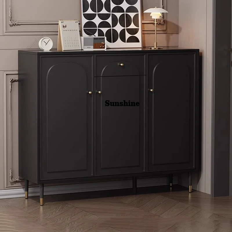 

Мобильный органайзер для обуви, деревянный стеллаж для хранения и демонстрации обуви в гостиной, современная роскошная мебель для обуви