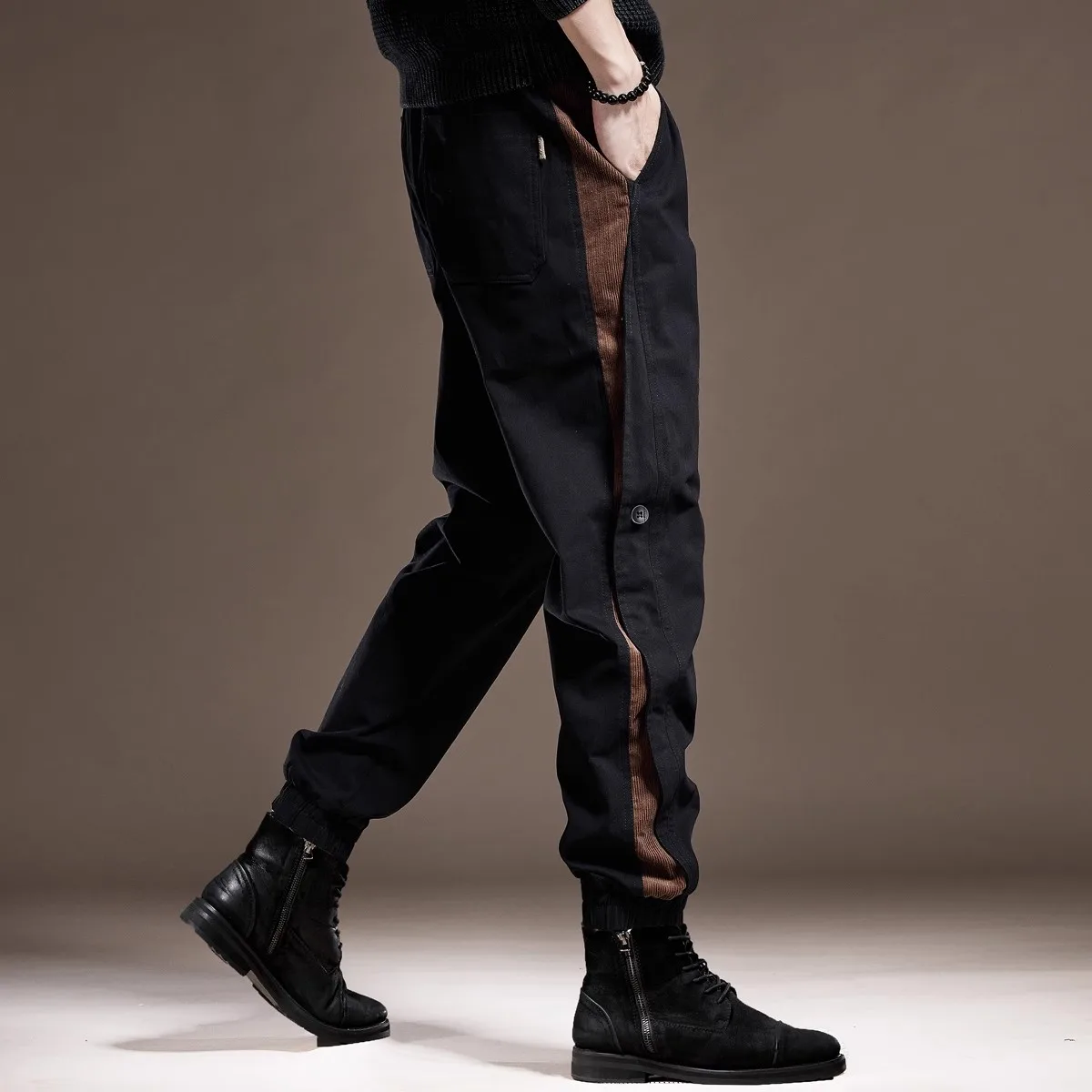 

Рабочие брюки в стиле ретро, мужские свободные дизайнерские повседневные брюки Харлан, весенне-осенние крутые брюки Харлан Personali