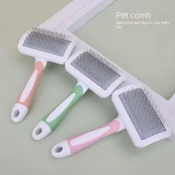 Brosse de toilettage à poils longs pour animaux de compagnie, peigne pour chien et chat, dissolvant de poils d'intérieur, livres de beauté, fournitures pour animaux de compagnie SlUNICEF