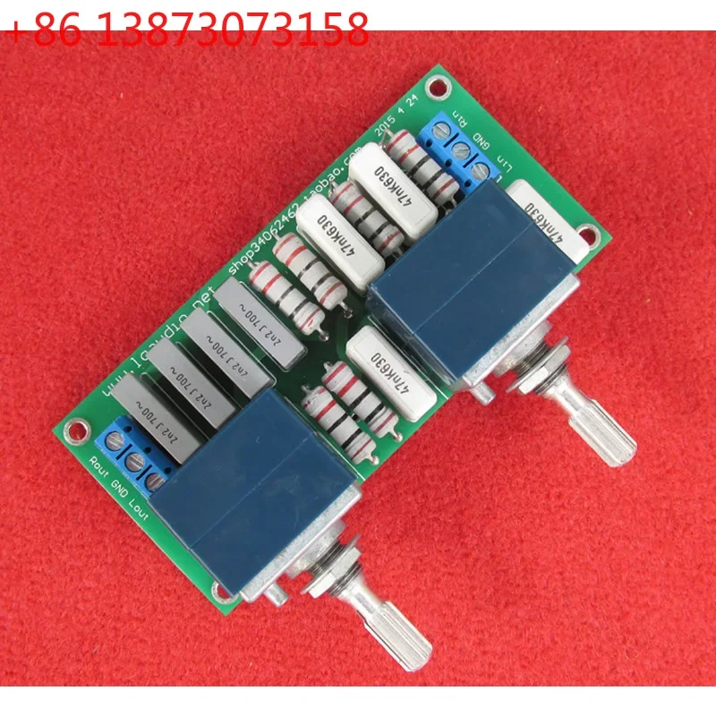 Passive attenuation tone board JCDQ171C, high and low bass passive tone control circuit, low distortion