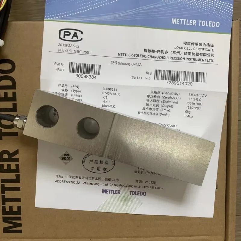 

IN STOCK High Precision Original METTLER TOLEDO 0745A-4.4t Load Cells Force Sensors