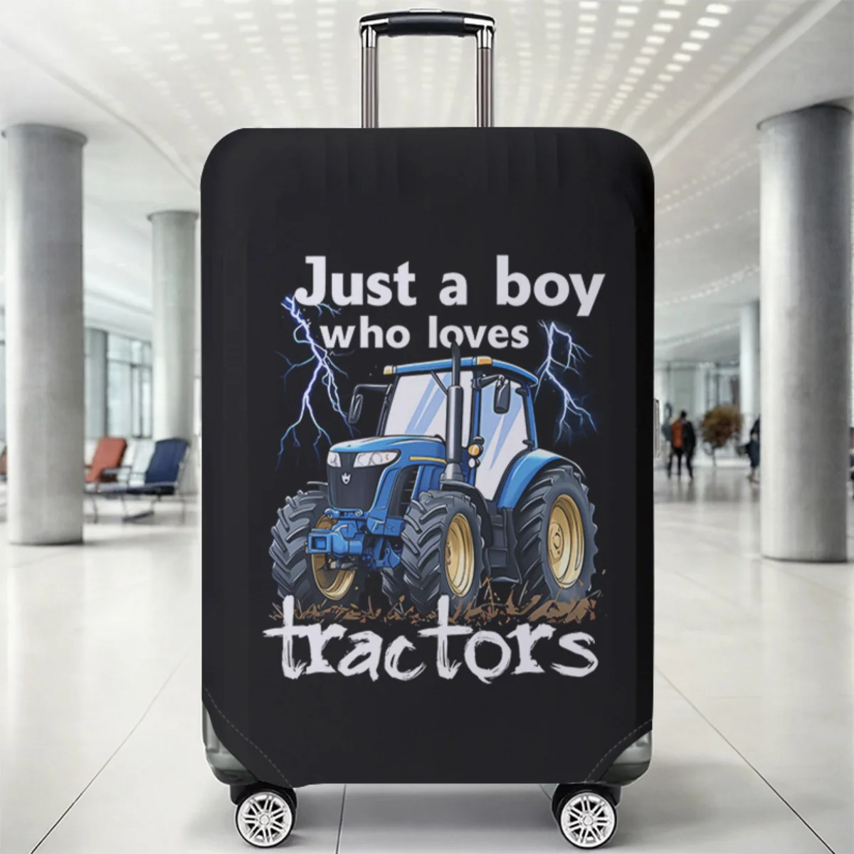 

Защитный чехол для багажа с животным принтом, комплект, подходящий для чехлов для багажа размером 18-32 дюйма, чехол для ручки чемодана, дорожные аксессуары