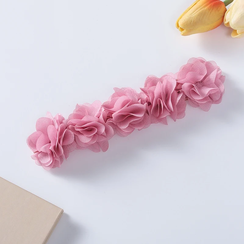 Newborn Baby Girls Headband For Girls Soft Elastic Children Hair Band Solid Color Flower Kids Headwear Hair Accessories 0-3Y