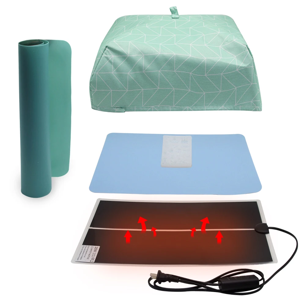 

Resin Heating Mat With Cover Timer, Resin Molds Heating Pad, Epoxy Resin Dryer For Epoxy Molds Power Tools Set US Plug