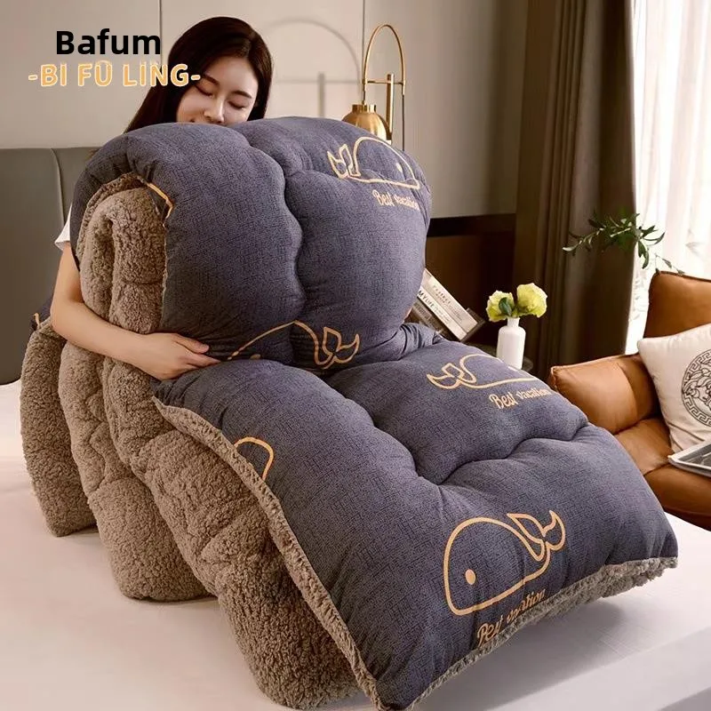 

Утолщенное одеяло из овечьего вельвета с принтом для зимы, для студенческого общежития, для кондиционированных помещений, односпальное/двуспальное, с наполнителем