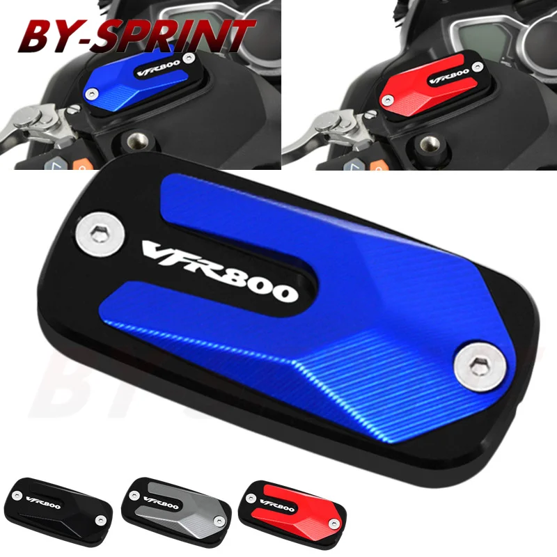 

Motorcycle CNC Accessories Front Brake Fluid Reservoir Cap Cover For VFR800 VFR800F VFR800X Crossrunner 2014-2017