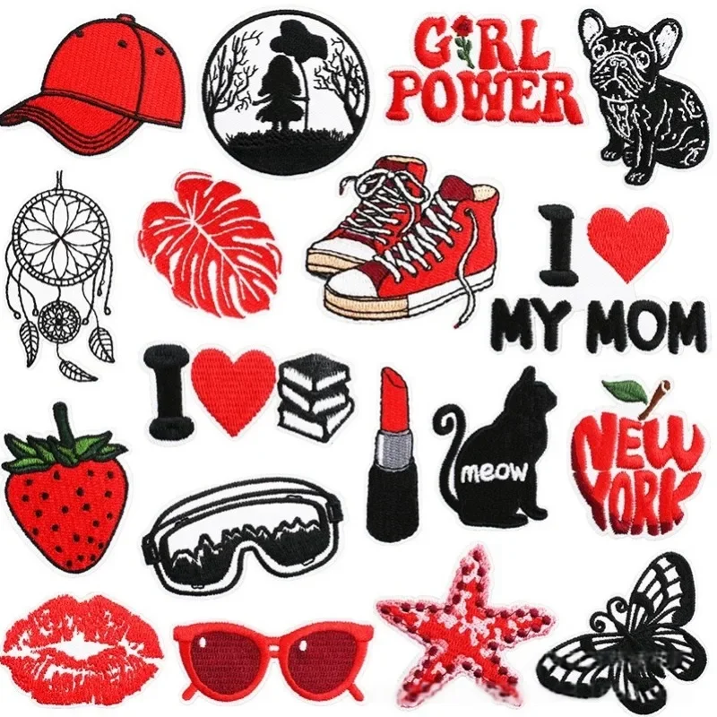 

Halloween Themed Style Embroidered Patch Costume Punk Patch DIY Sewing Iron Patch Costume Hot Stick
