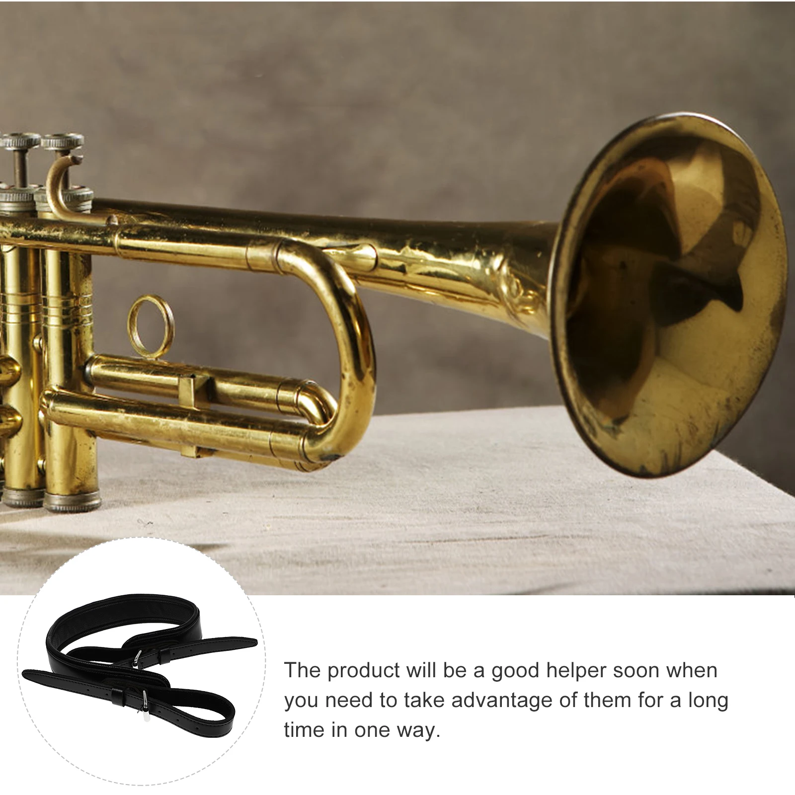 

Adjustable Tuba Strap Durable Comfortable Shoulder Belt Portable Musical Instrument Accessory Decorative Wear-Resistant
