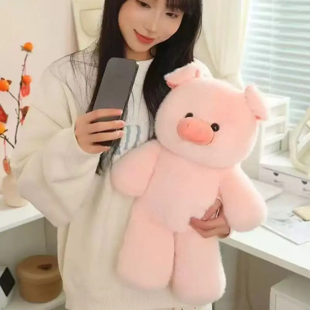 Creative Gift Soft Pig Stuffed Animal Plush Pillow Cute Emotional Support Plush Toy 17.7inch Stuffed Toys
