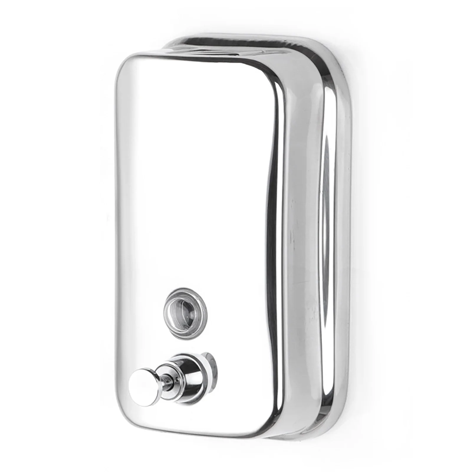 800ml Wall Mount Manual Soap Dispenser Stainless Steel Commercial Soap Dispenser Refillable Liquid Soap Dispenser