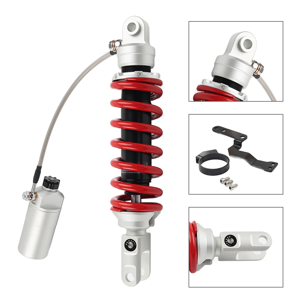 Motorcycle 325mm Shock Suspension Clevis Absorber 10mm Spring For Universal For BMW For Suzuki For Yamaha ATV Dirt Bike  Red