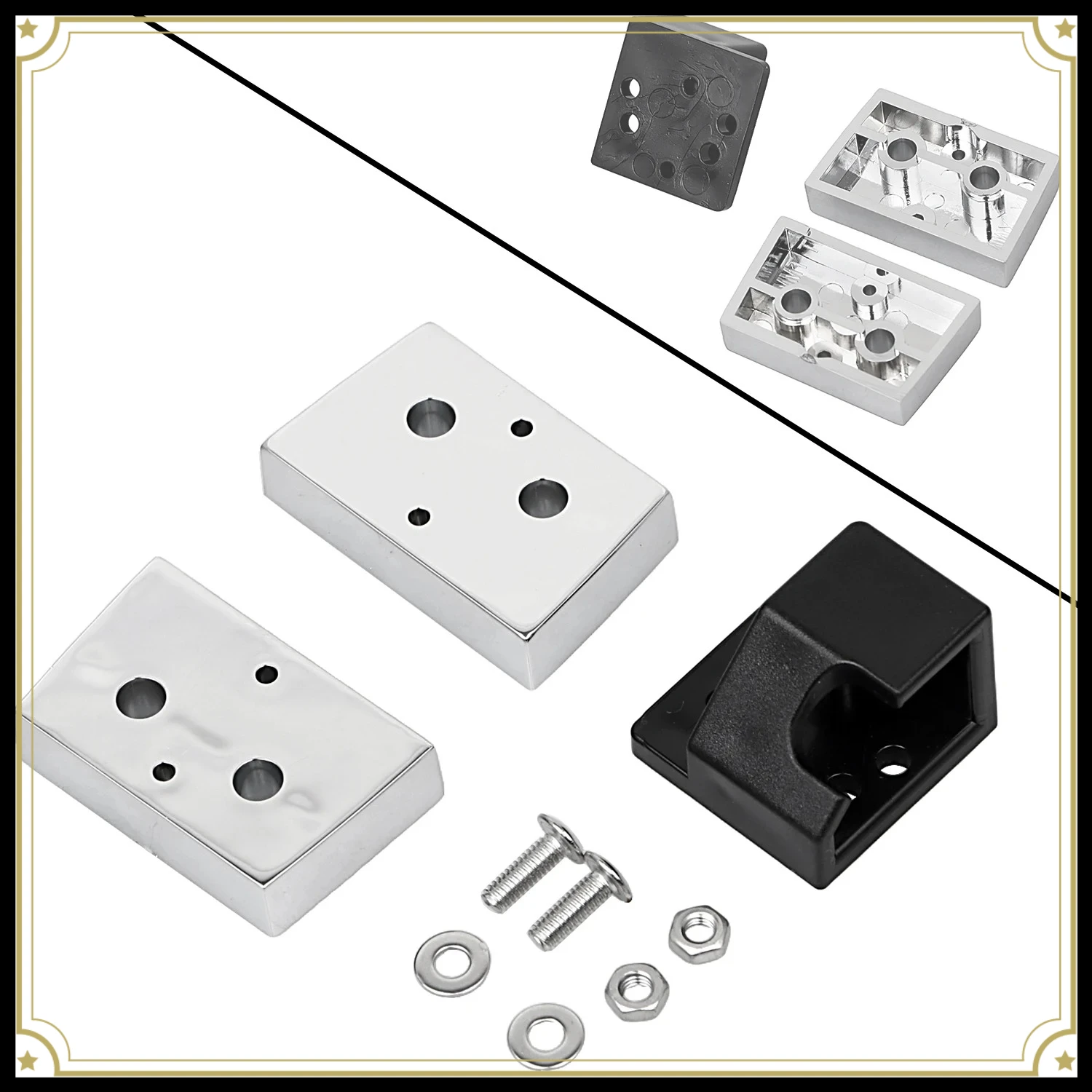 Motorcycle For Harley Tour Pack Trunk Latch Spacer & Lid Catch Fit Electra Road Glide FLHT FLHTC FLHTCU Ultra FLTRU