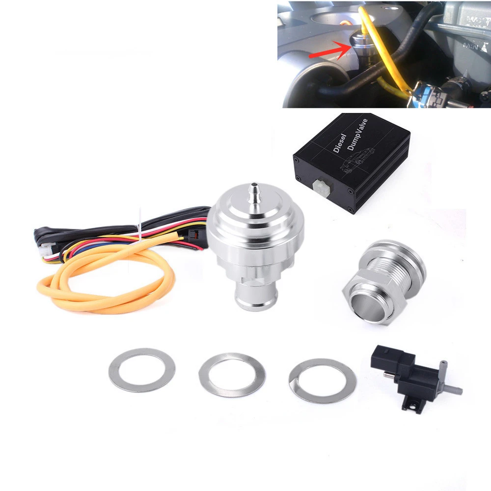 Universal Electrical Turbo Diesel Dump Valve Vacuum Blow Off Valve Kit  for Audi 1.9 2.0